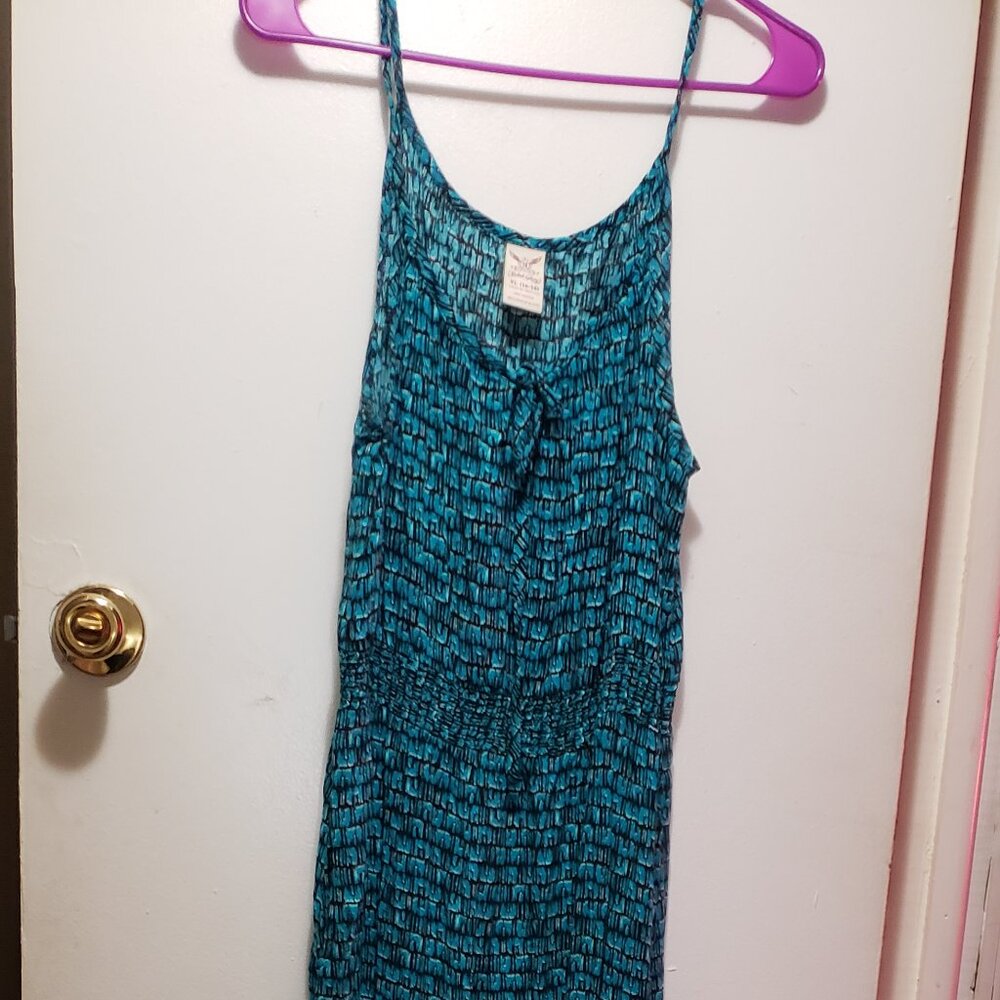 Faded Glory Maxi Dress With Elastic Waist.